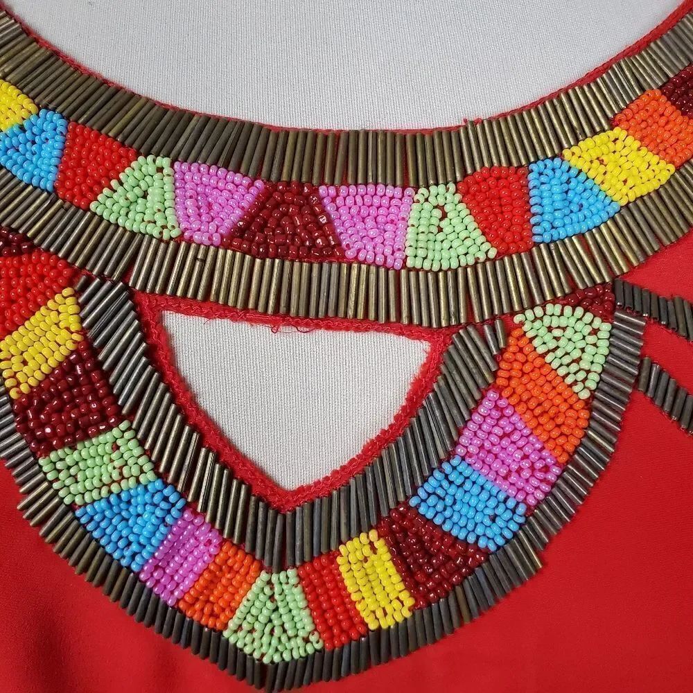 Yoana Baraschi beaded red dress - Picture 7 of 8